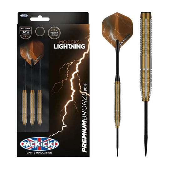 McKicks Premium Bronze 90% Tungsten Steel Tip Darts