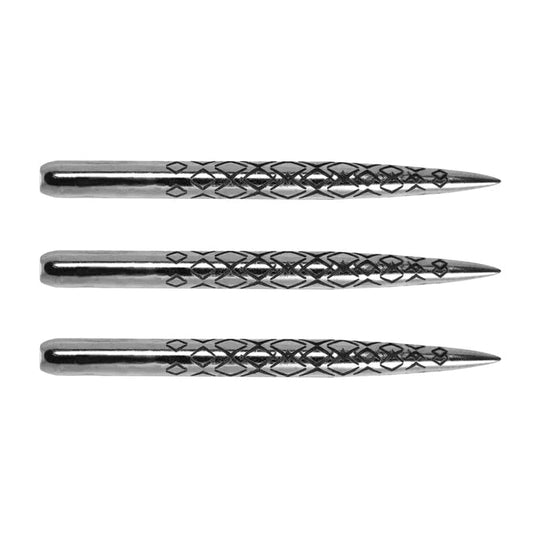 One80 Aztec Style A Steel Tip Points - Silver
