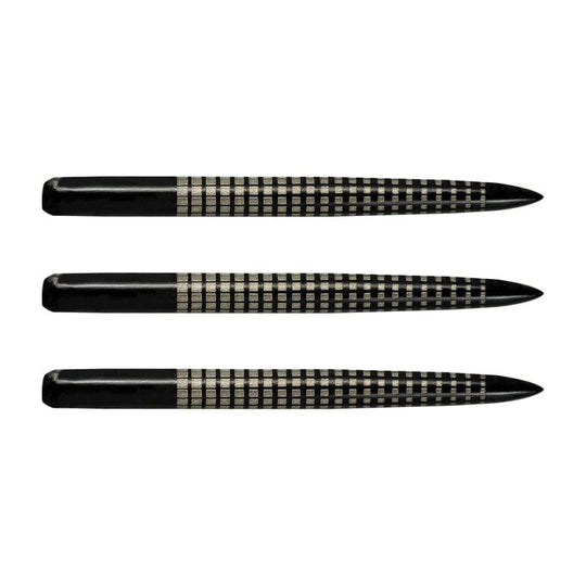 One80 Aztec Style B Steel Tip Points - Black
