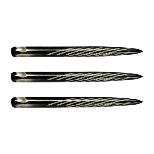 One80 Aztec Style C Steel Tip Points - Black