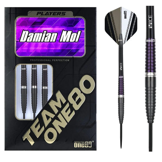 One80 Damian Mol 90% Tungsten Steel Tip Darts