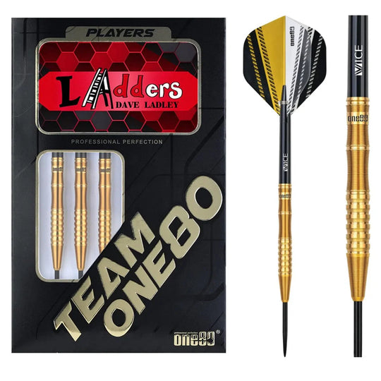 One80 Dave Ladley Ladders 90% Tungsten Steel Tip Darts