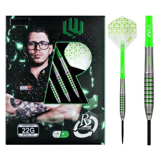 One80 Lukas Wenig V2 (R2 Interchange) 90% Tungsten Steel Tip Darts
