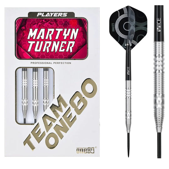 One80 Martyn Turner 90% Tungsten Steel Tip Darts
