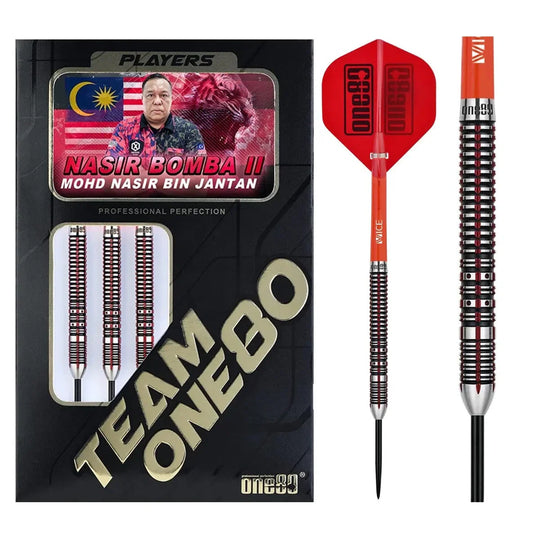 One80 Nasir Bomba V2 90% Tungsten Steel Tip Darts