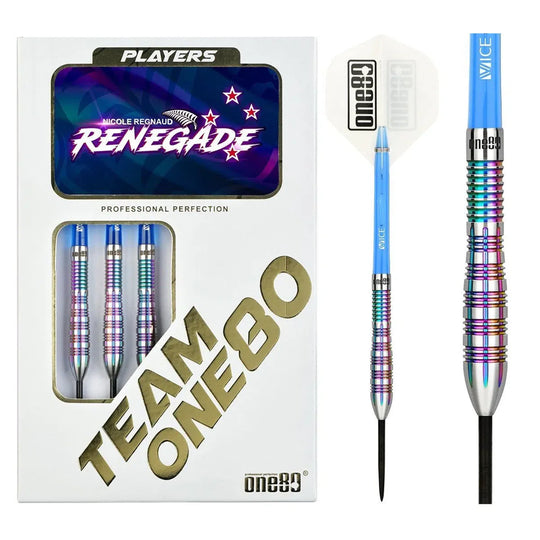 One80 Nicole Regnaud 90% Tungsten Steel Tip Darts