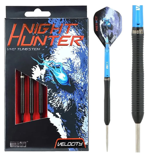 One80 Night Hunter Velocity 90% Tungsten Steel Tip Darts