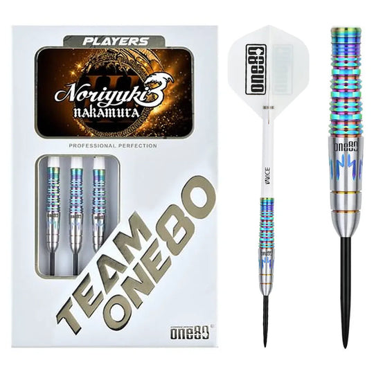 One80 Noriyuki Nakamura V3 90% Tungsten Steel Tip Darts