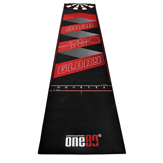 One80 Poly Dart Mat - Glory Incl. Oche Tape