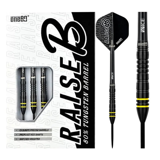 One80 Raise B-YL 80% Tungsten Steel Tip Darts
