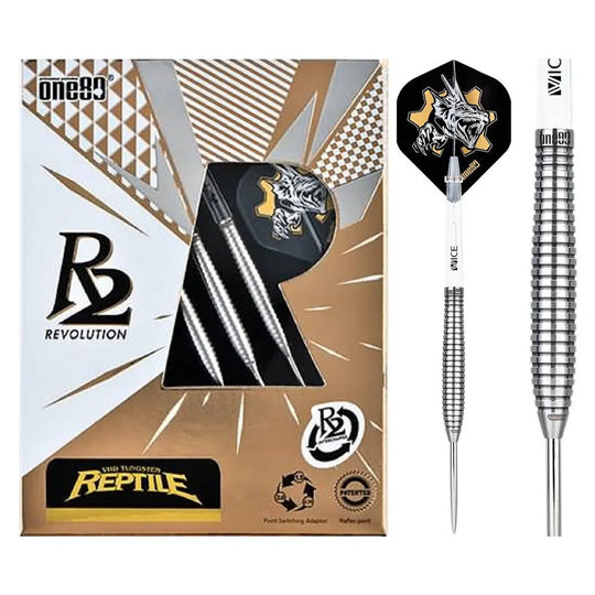 One80 Re-ptile (R2 Interchange) 90% Tungsten Steel Tip Darts