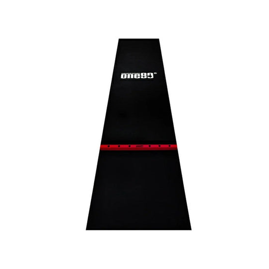 One80 Rubber Mat With Oche - Red