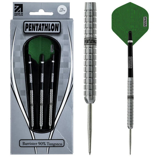 Pentathlon Barrister 90% Tungsten Steel Tip Darts