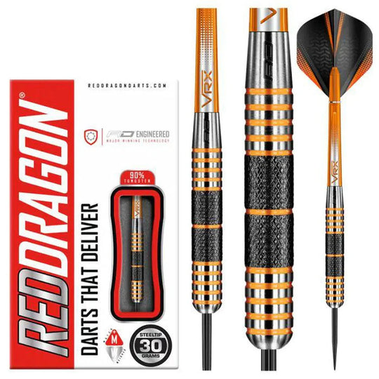 Red Dragon Amberjack 11 90% Tungsten Steel Tip Darts