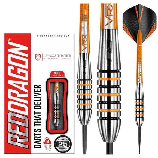 Red Dragon Amberjack 15 90% Tungsten Steel Tip Darts