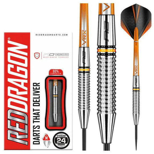 Red Dragon Amberjack 17 90% Tungsten Steel Tip Darts