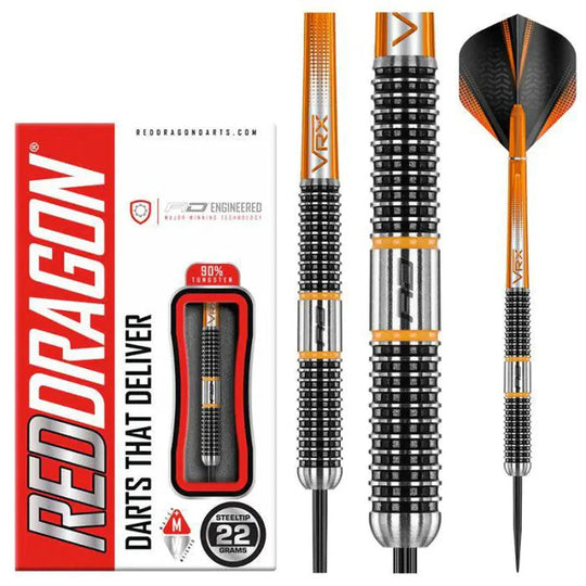 Red Dragon Amberjack 18 90% Tungsten Steel Tip Darts