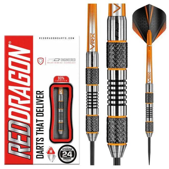 Red Dragon Amberjack 5 90% Tungsten Steel Tip Darts
