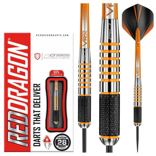Red Dragon Amberjack 9 90% Tungsten Steel Tip Darts