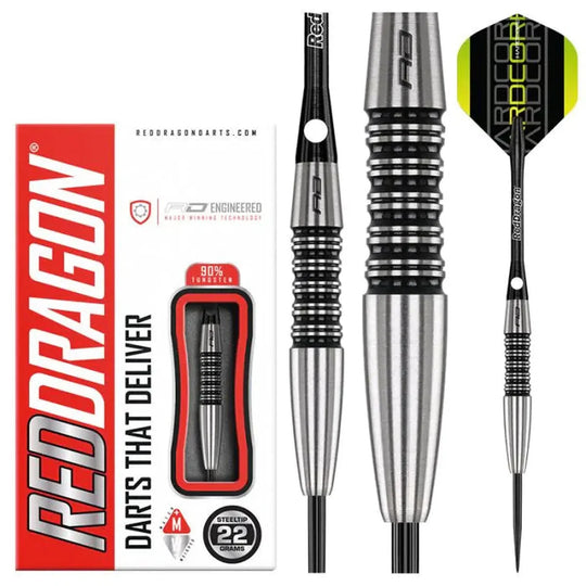 Red Dragon Fusion 90% Tungsten Steel Tip Darts