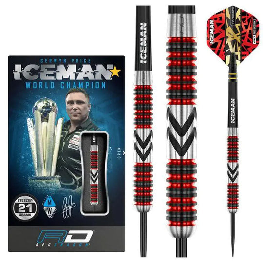 Red Dragon Gerwyn Price Firebird 90% Tungsten Steel Tip Darts