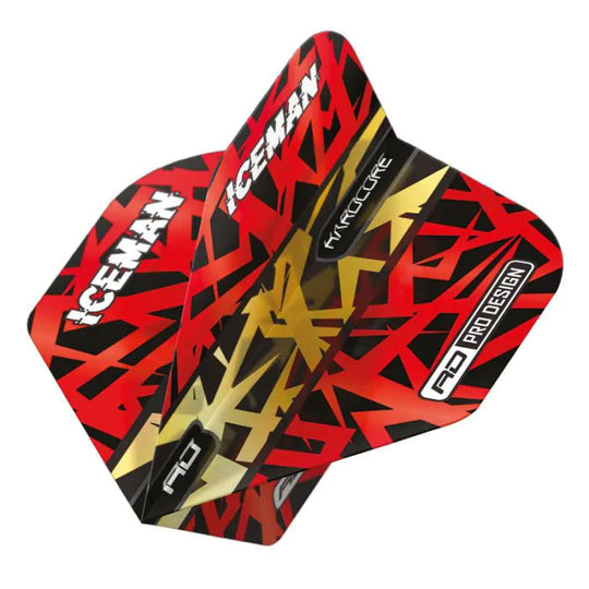 Red Dragon Gerwyn Price Red & Gold Hardcore Premium Flights
