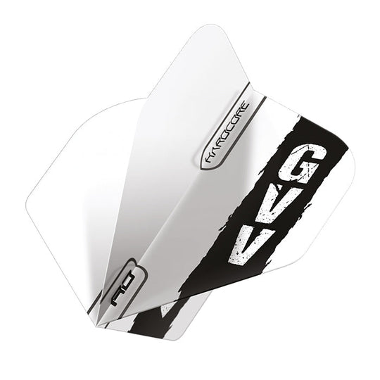 Red Dragon Gian van Veen Black & White Hardcore Standard Flights