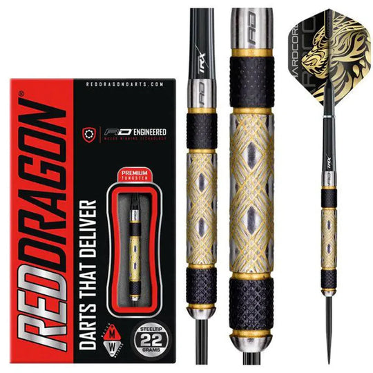 Red Dragon Golden Eye 85% Tungsten Steel Tip Darts