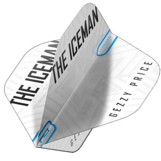 Red Dragon Hardcore Gerwyn Price White & Grey Snowflake Standard Flights