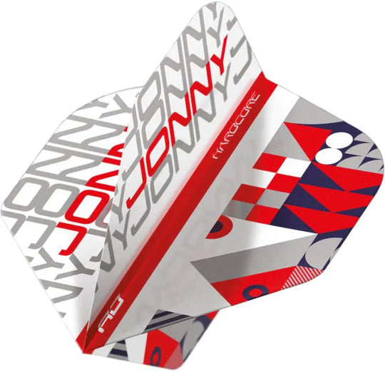 Red Dragon Hardcore Jonny Stack White & Red Flights