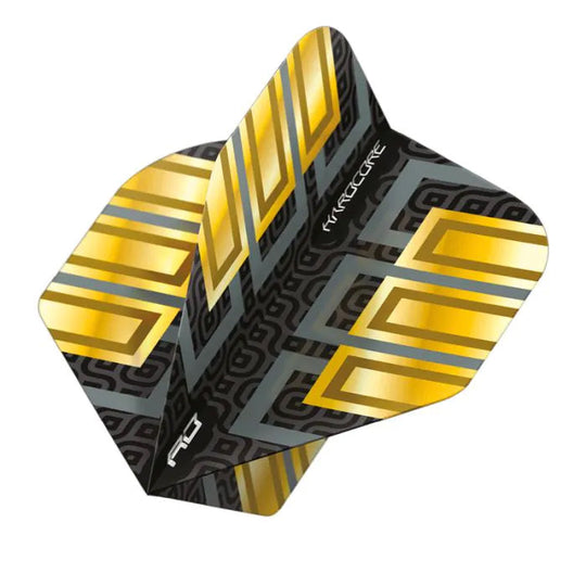 Red Dragon Hardcore Premium Gold & Black Block Flights