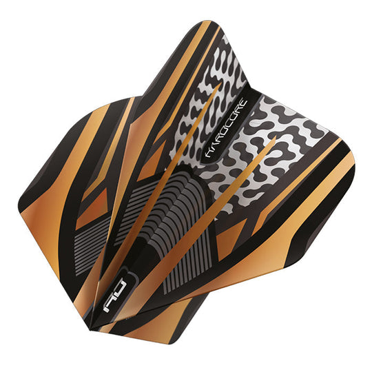 Red Dragon Hardcore Premium Gold, Black & Grey Flights