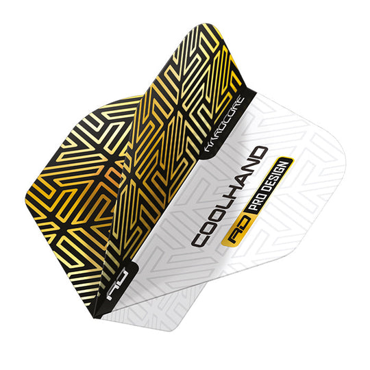 Red Dragon Hardcore Premium Luke Humphries Gold & White Standard Flights