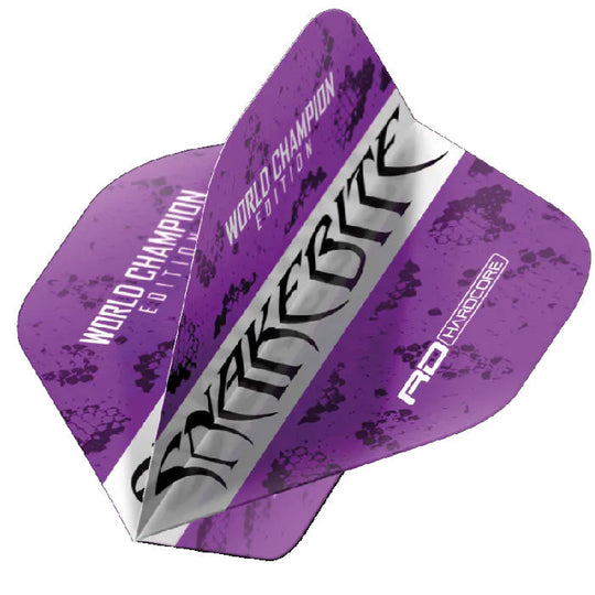 Red Dragon Hardcore Snakebite World Champion 2020 Purple & White Flights