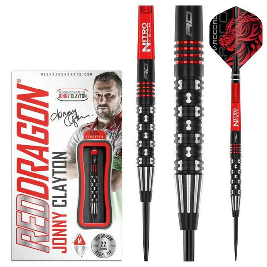 Red Dragon Jonny Clayton Premier League SE 90% Tungsten Steel Tip Darts