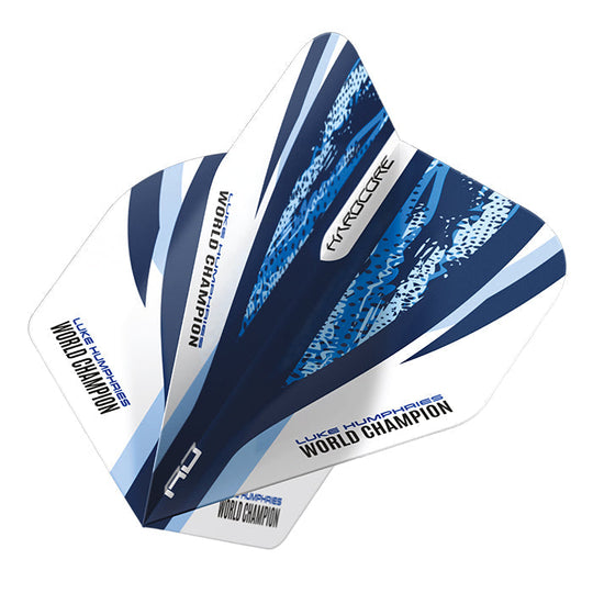 Red Dragon Luke Humphries Hardcore White & Blue Standard Flights