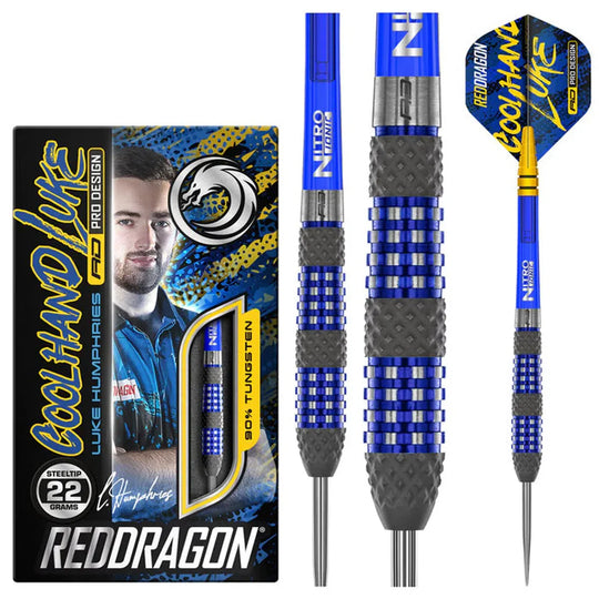 Red Dragon Luke Humphries TX2 Atomised 90% Tungsten Steel Tip Darts