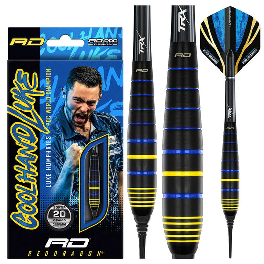 Red Dragon Luke Humphries World Champion Brass Soft Tip Darts