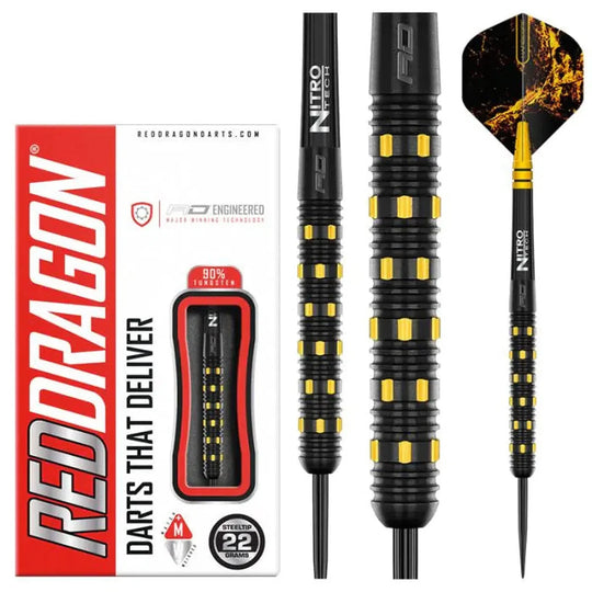 Red Dragon Nirvana 90% Tungsten Steel Tip Darts