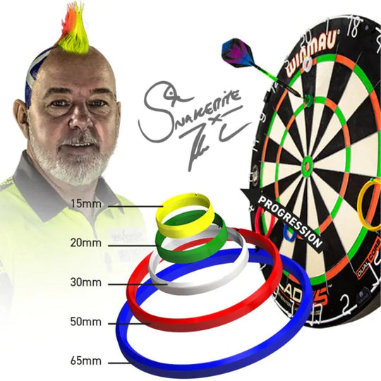 Red Dragon Official Peter Wright Snakebite Practice Rings