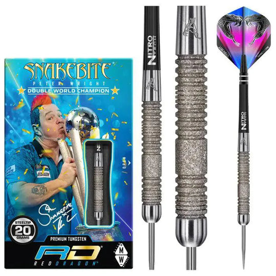 Red Dragon Peter Wright Euro 11 Element 90% Tungsten Steel Tip Darts