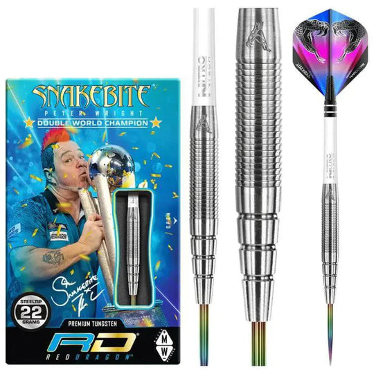 Red Dragon Peter Wright PL15 90% Tungsten Steel Tip Darts