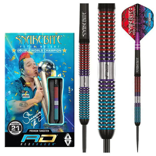 Red Dragon Peter Wright Spirit 90% Tungsten Steel Tip Darts