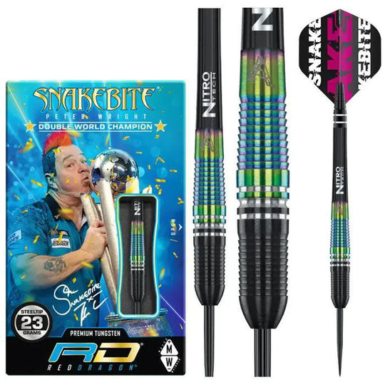 Red Dragon Peter Wright World Champion Torpedo SE 90% Tungsten Steel Tip Darts