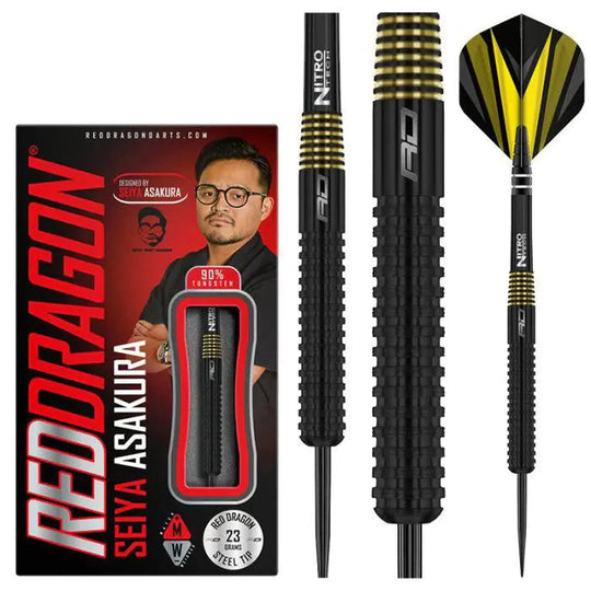 Red Dragon Seiya Asakura 90% Tungsten Steel Tip Darts