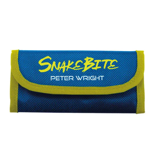 Red Dragon Snakebite Tri-Fold Wallet - Blue & Yellow