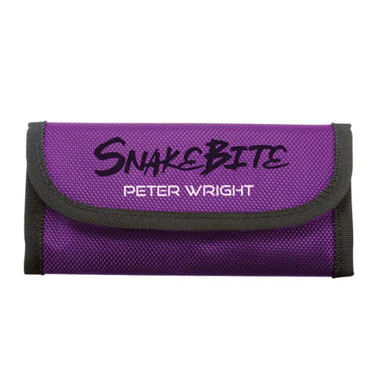 Red Dragon Snakebite Tri-Fold Wallet - Purple & Black
