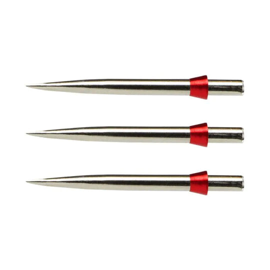 Red Dragon Trident Points Silver & Red