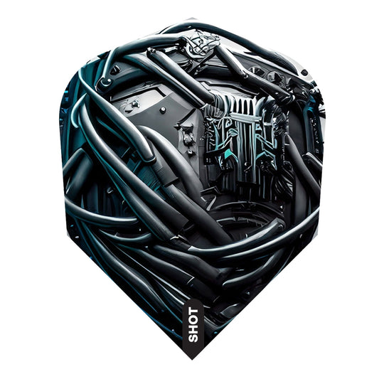 Shot AI Cyberpunk Small Standard Dart Flights