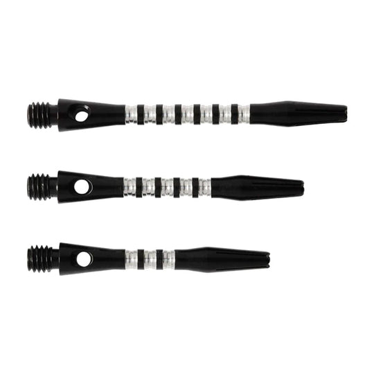 Shot Anodised Aluminium Pyramid Matt Black Shafts